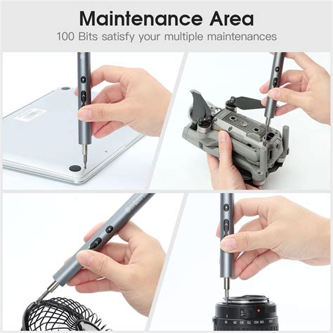 Buy Mini Electric Screwdriver Set, SOONAN 120 in 1 Small Portable ...