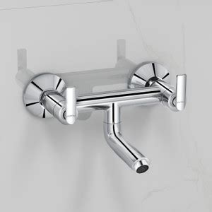 Plantex Pure Brass BAL-516 Basin wall mixer for hot & cold water ...