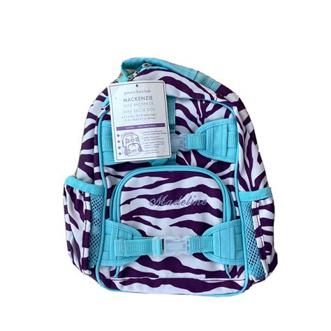 New Pottery Barn Kids Girls mini PRE-K backpack monogram MADELINE | eBay