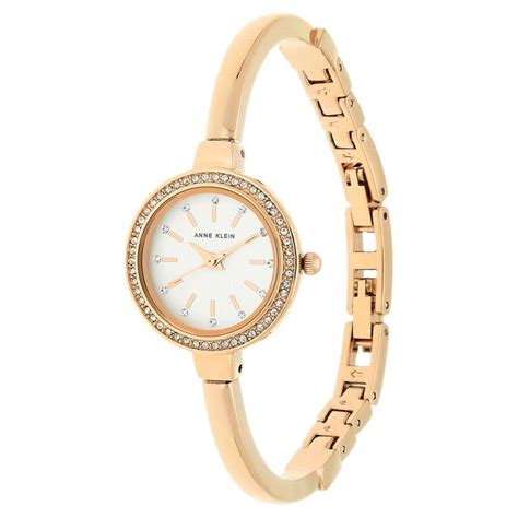 Buy Online Anne Klein Quartz Analog Silver Dial Ceramic Strap Watch for ...