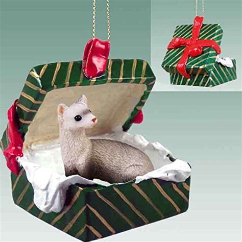 Ferret Gift Box Christmas Ornament - DELIGHTFUL! : Amazon.in: Home ...