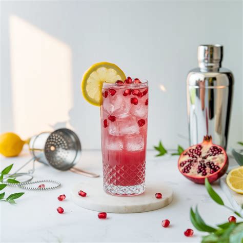 Pomegranate Gin Sparkler Cocktail Recipe: Refresh Your Festive Sips ...