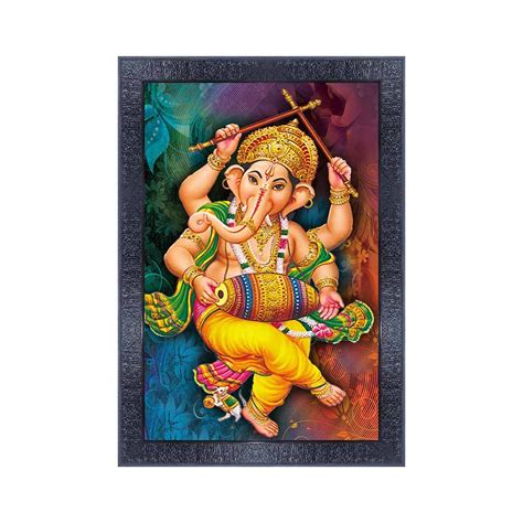pnf Poster And Frames Ganesh Ji Wall Painting With Acrylic Sheet | For ...