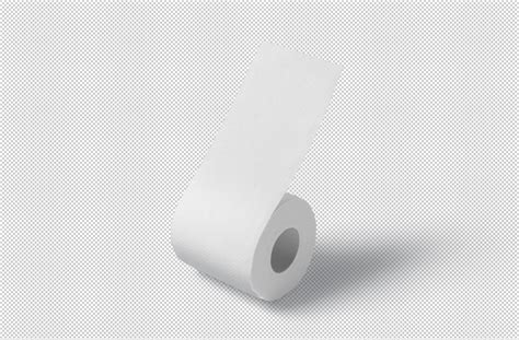 Side View Toilet Paper Roll Mockup – Professional PSD | ZippyPixels