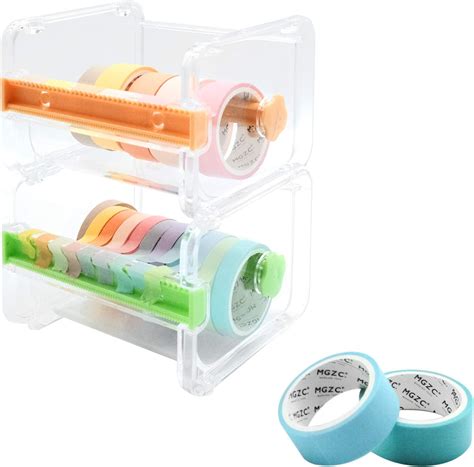 Amazon.com : 2 Pack Transparent Visible Desktop Washi Masking Tape ...