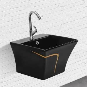 kemjo Kemjo Ceramic White One Piece Wash Basin |15.74x15.15x11.02Inch ...