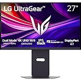 LG 27" Ultragear 4K UHD (3840x2160) IPS Gaming Monitor 27GR93U, 1ms ...