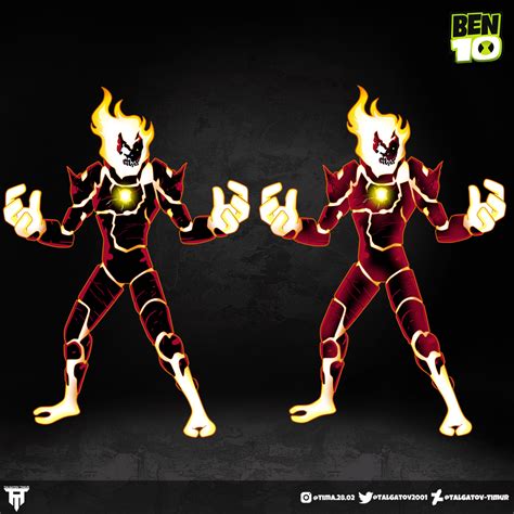 Ben 10 Heatblast carnitrix fan art : r/Ben10
