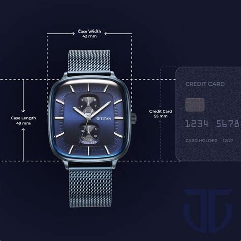 Buy Online Titan Avant Garde Blue Dial Quartz Multifunction Stainless ...