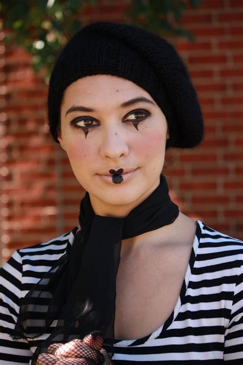 cute mime makeup
