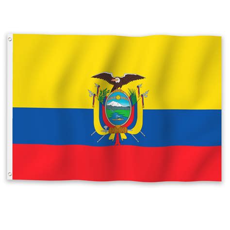 Snapklik.com : YongFoto Ecuadorian Flag 6x10ft Republic Of Ecuador Flags Banner For Outdoor ...