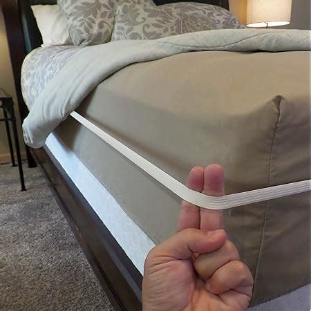 BED SCRUNCHIE Sheet Holder Straps - Heavy Duty Gripper Clips ...