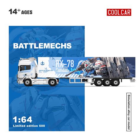 (CC644021) Scania Container Truck - (RX-78 Mecha Livery) – 303 ...