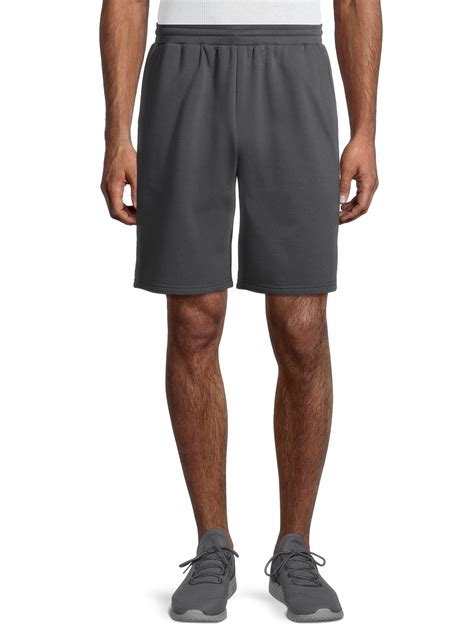 Athletic Works Men's Fleece Shorts Pull-On Style with Pockets, Sizes up ...