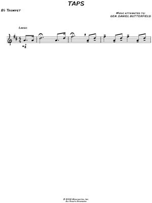 "Taps" Sheet Music for Trumpet, Piano, & More | Download Instantly