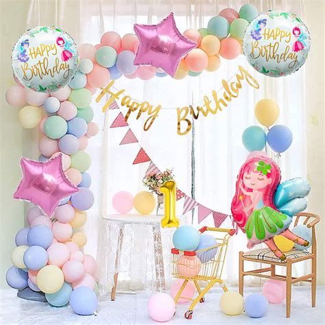 Attache® Fairy Theme Foil Balloon for Birthday Decoration items & Kit ...