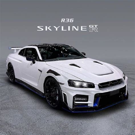 The exterior of 2021 Nissan GT-R R36 Skyline is looking sporty. This ...