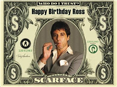 Buy A4 face Al Pacino Personalised Edible Icing Birthday Cake Topper ...