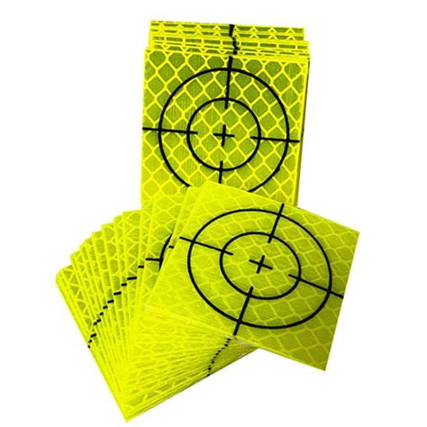 SECRET DESIRE 100Pcs Reflective Tape Target Reflector Target Sheets for ...