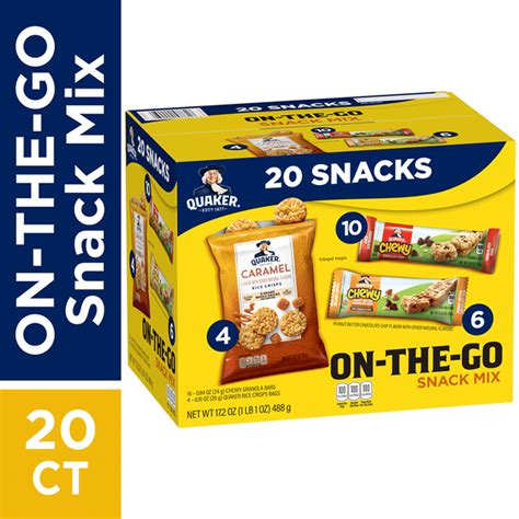 Quaker Snack Mix, On-The-Go, 20 Pack (20 each) Delivery or Pickup Near ...