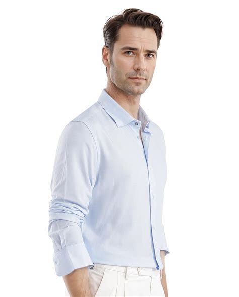 Rare Rabbit Men's Sleek Dusky Blue Viscose Plain Regular Fit Full Slee