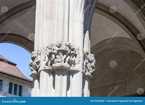 Angels Column Zurich Switzerland Stock Photo - Image of religion, angels: 61260658