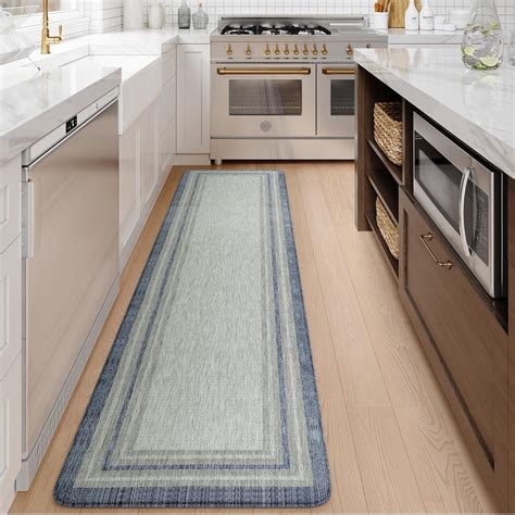 KIMODE Anti Fatigue Kitchen Mats 20"x71", Farmhouse Kitchen Rug Non ...