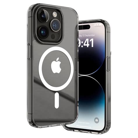 Vaku Luxos ® Apple iPhone 14 Pro Max Glassy Magsafe Series Clear TPU ...