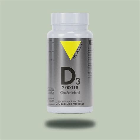 VITAMINE D3 - 2000 UI Cholécalciférol 50 mcg - VIT'ALL+ Site Officiel