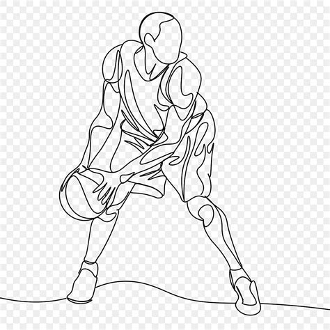 Basketball Simple Line Drawing 的图像结果