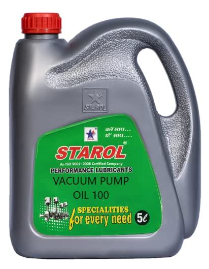 STAROL Vacuum Pump oil 100 (5 L) : Amazon.in: Car & Motorbike