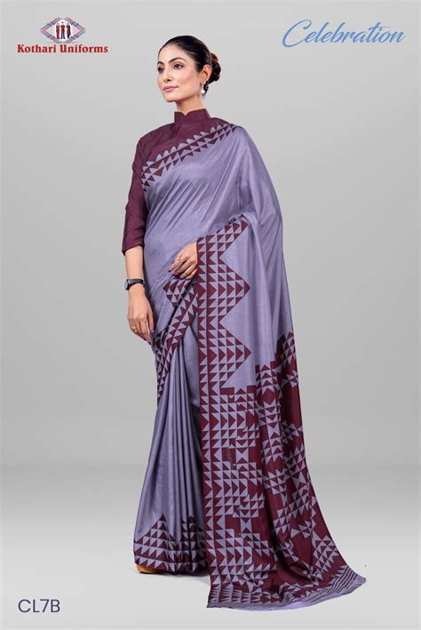 CL7B - Uniform Saree | Kothari Uniforms | Uniforms For Teachers