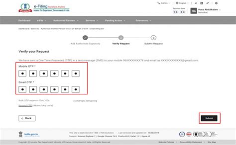 Authorize / Register as Representative User Manual | Income Tax Department