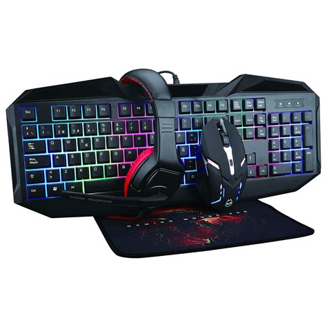 Supersonic SC-440GK LED Gaming Mechanical Keyboard with Mouse and ...