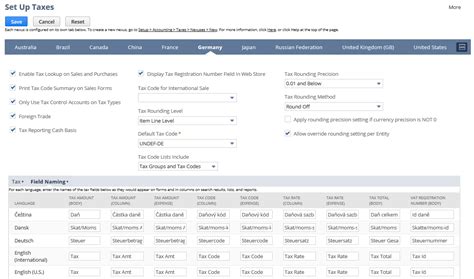 NetSuite Applications Suite - Customizing Tax Fields on Transaction Forms