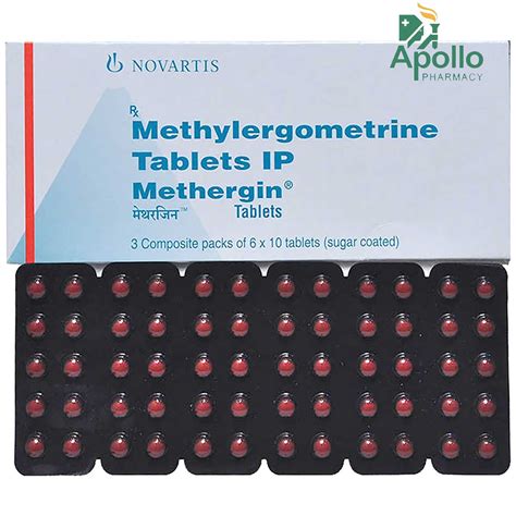 Methergin Tablet 10's Price, Uses, Side Effects, Composition - Apollo ...