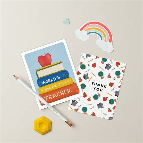 Teacher Appreciation Cards Ideas