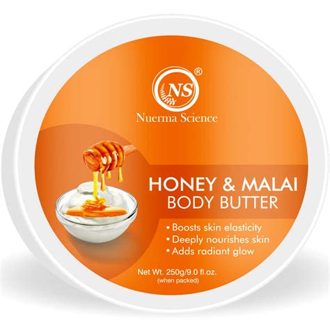 Buy Nuerma Science Honey Malai Body Butter with Vitamin E Oil for ...