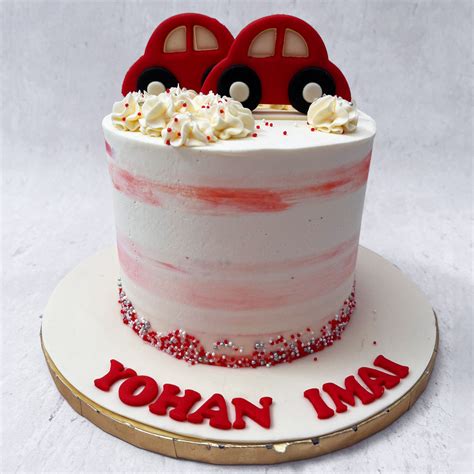 Red Car Cake | Toy Car Cake | Car Birthday Cake – Liliyum Patisserie & Cafe