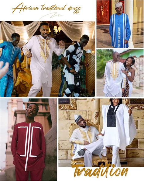 Buy DASKALL Men's African 2 Piece Set Gold Print Dashiki Agbada Caftan ...