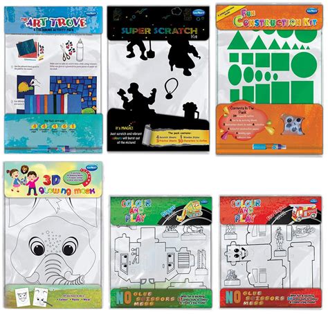 Buy Navneet THE ART TROVE KIT, SUPER SCRATCH SHEETS KIT, FUN ...