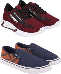 Birde Trendy Sport Shoes For Men Pack OF 2 Running Shoes For Men - Buy ...