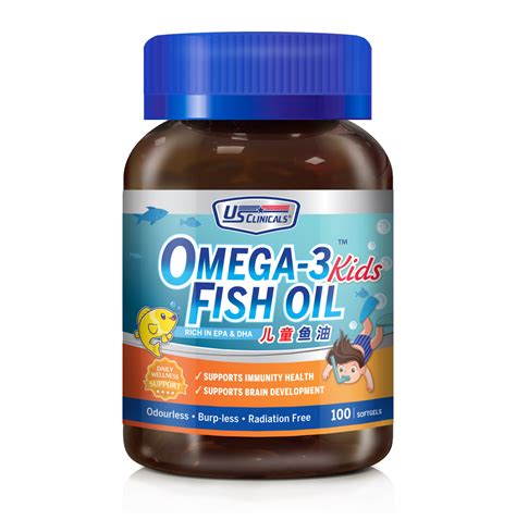 US Clinicals® Omega-3 Fish Oil Kids | Support Healthy Development