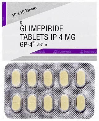 Gp 4 Tablet 10: Uses, Side Effects, Price & Substitutes