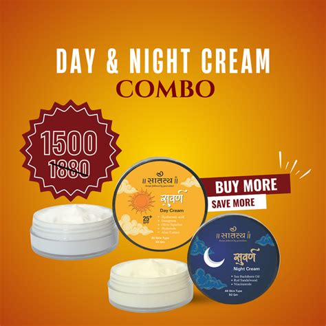 Day & Night Cream Combo I Flat 20% off – Satatya