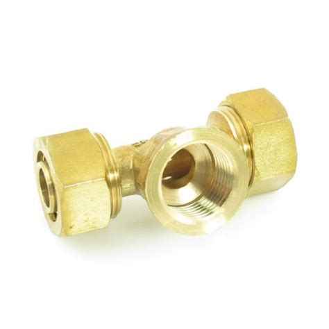 Alcoa PrimeT Shaped 3 Way Equal Tee Coupling Brass Fitting Adapter for ...