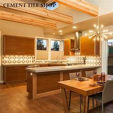 Mid Century Kitchen Backsplash by Kitchen Backsplash Cement Tile Shop Mid Century Kitchen Backsplash
