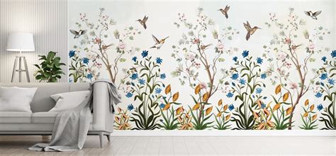 Beautiful chinoiserie wallpaper – Myindianthings