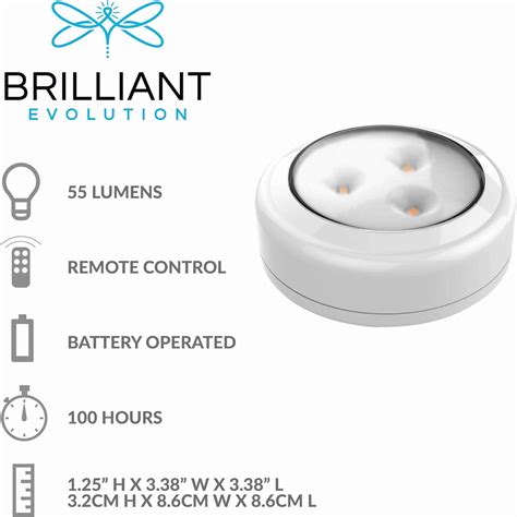 Buy Brilliant Evolution LED Lights 2 Pack with Remote | Wireless LED ...