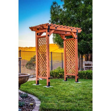 Buy Outdoor Accents Mission Collection 3 in. ZMAX, Black Powder-Coated ...